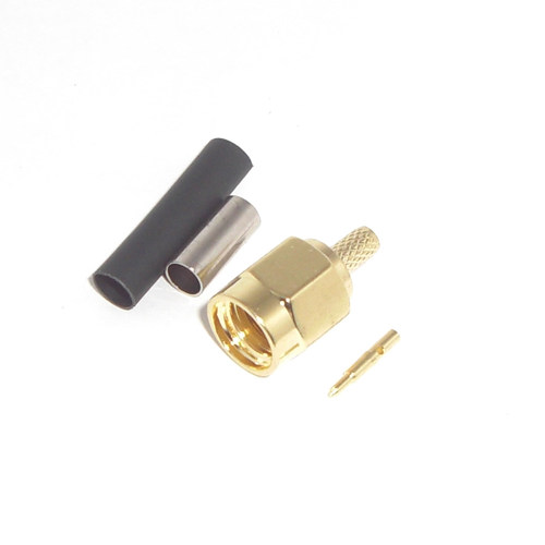 sma-j1.5正公头内螺内针射频连接器压接RG316 174 178馈线天线头