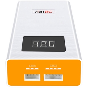 HOTRC航模锂电池充电器A400快充3S4S平衡充车船模飞机11.1v 14.8v