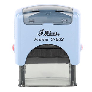 台湾新力牌S-882 S-883活字自配印章字母数字组合可调双排日期章