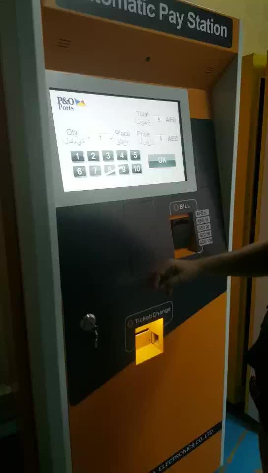 Automatic Electronic Parking Payment Machine For Vehicle Access Control