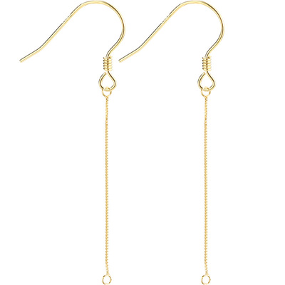 万能耳钩耳线奢金轩纯银diy配件