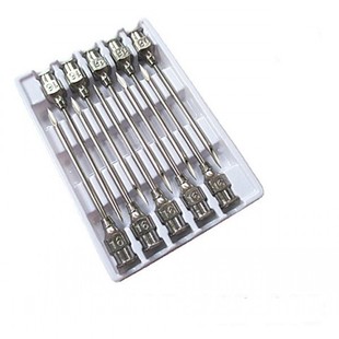 包邮注射器不锈钢点胶针头兽用针头4号7号9号12号16#号斜口铁针头