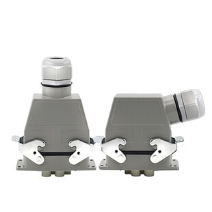 HK-4/2-006M/F重载连接器 矩形航空插头插座 6芯 80A/16A 大电流