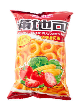 满地可膨化食品蔬菜鸡味怀旧零食