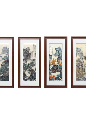 雅绣集湘绣纯手工刺绣挂画