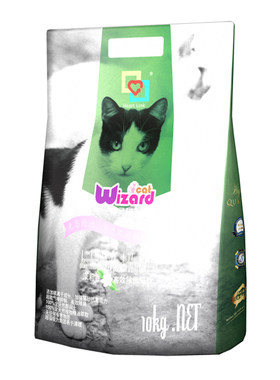 精灵猫茉莉花10kg抗菌膨润土猫砂