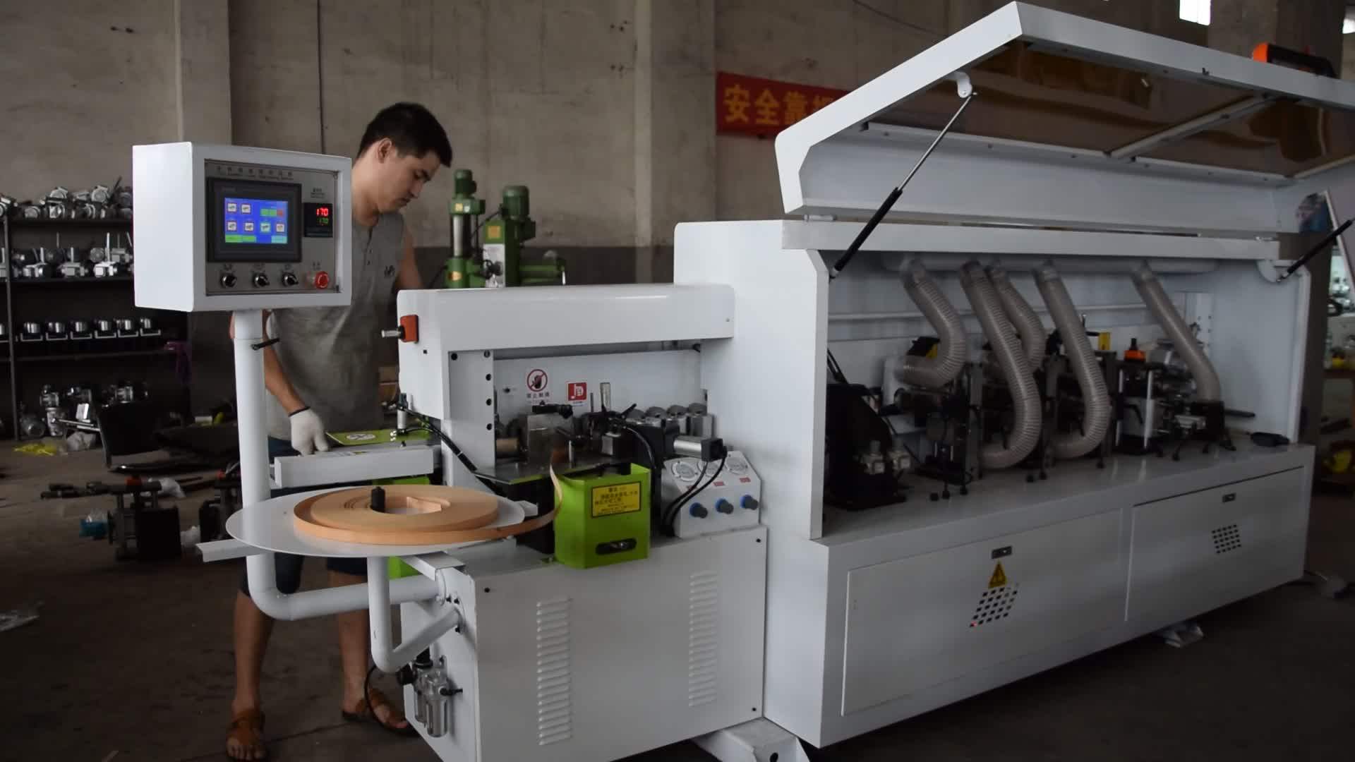 Woodworking Machinery Automatic Curve Pvc Wood Edge Banding Machine