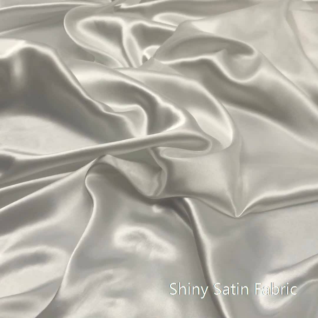 Newly Cheap 100 Polyester Black Satin Fabric Buy 100 Polyester Black