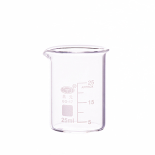 25ml量杯带刻度耐热泡奶喝药营养品调酒咖啡手工调精油玻璃烧杯