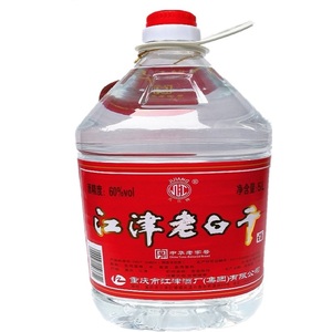 重庆60度几江牌老白干5L炒料酒