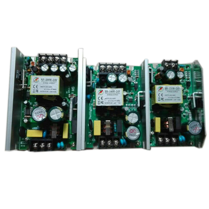 led54颗3W防水全彩帕灯电源150W180W200W24V36 V通用开关电源板