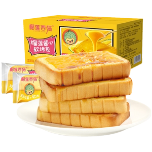 榴莲酱心软考面包500g