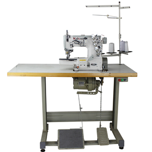 凯旋600直驱小方头工业绷缝机三针五线缝纫机家用