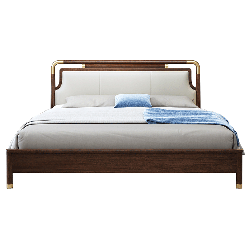 北欧1.8米新中式真皮轻奢实木床口碑评测啥样?开箱评测,后悔买迟了?