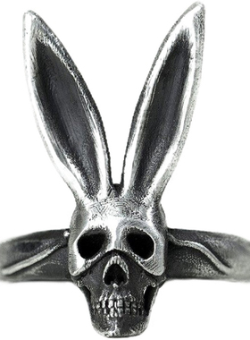 白木黑冰原创手工银饰戒女925银