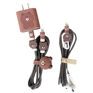 iPhone12/11pro max苹果20w快充数据线保护套充电器耳机线缠绕绳