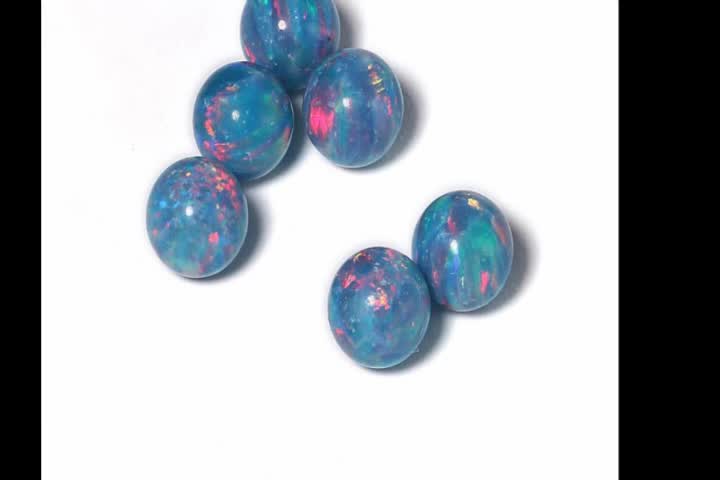 Wholesales Lab Created Opal Beads 3mm 4mm 5mm - Buy Opal Beads,Lab