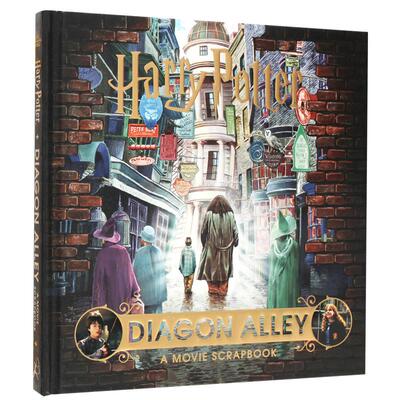 现货 哈利波特与对角巷：电影剪贴簿 英文原版 Harry Potter  Diagon Alley: A Movie Scrapbook 哈利波特 对角巷 哈利波特电影
