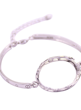 diy纯银镶嵌20*26手链