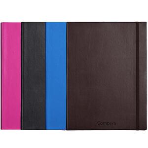 齐心C800系列皮面笔记本日记本软抄本记事本书写本B5/A5/A6可选