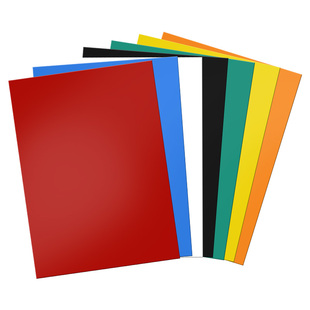 A4彩色磁片教学标识DIY软磁铁贴 橡胶软磁片磁性磁贴可剪切吸铁石