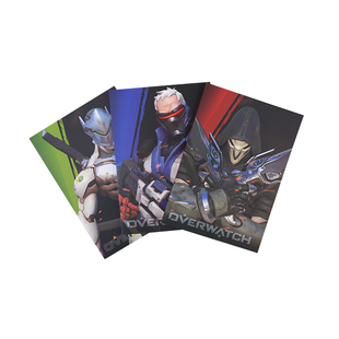 暴雪Blizzard 守望先锋英雄笔记本 D.Va源氏死神猎空天使半藏卢西