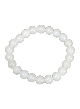 梧桐玉落8mm手串新疆羊脂白玉