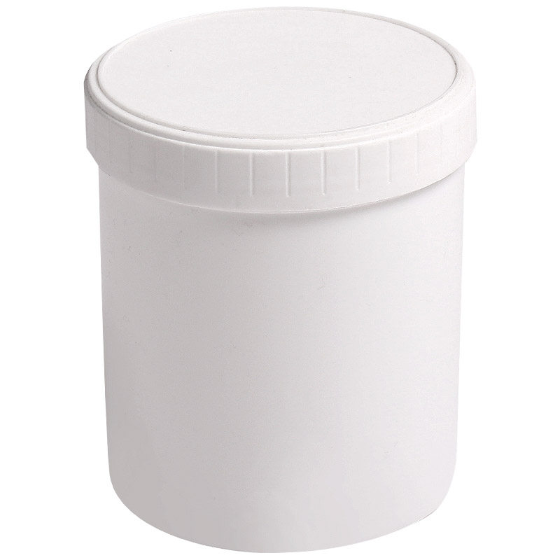 250ML500ML1L升塑料圆罐子内外带盖密封小瓶罐食品级存储大口圆桶