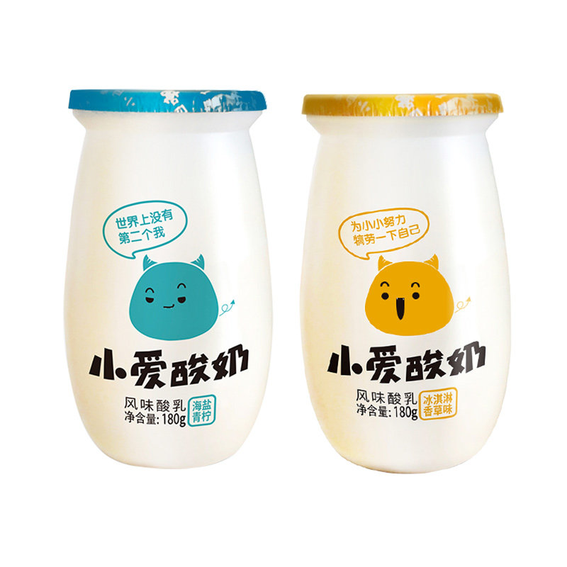 皇氏乳业小爱酸奶180g*12瓶低温风味酸乳整箱儿童小酸奶顺丰包邮