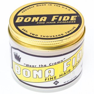 子 Bona fide matte paste加州橘子白色发泥发油发蜡哑光亚光