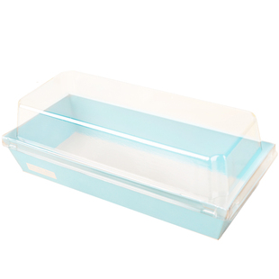 一次性三明治盒蛋糕卷脏脏包舒芙蕾包装盒班戟盒网红绵绵糕打包盒