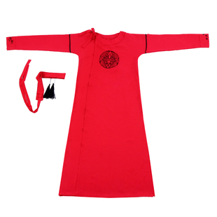 原创古装汉服女中国风唐装侠客圆领长袍侠女汉元素学生古筝演出服