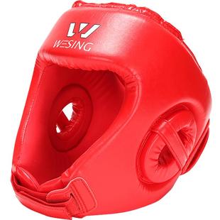 九日山散打头盔护头 成人儿童拳击泰拳训练护具拳击搏击护头正品