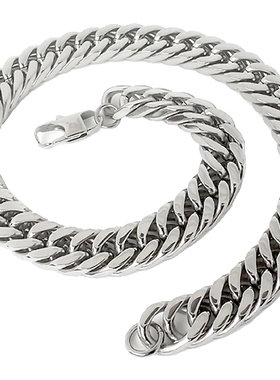 白金色手链钛钢圣骑士男抛光嘻哈