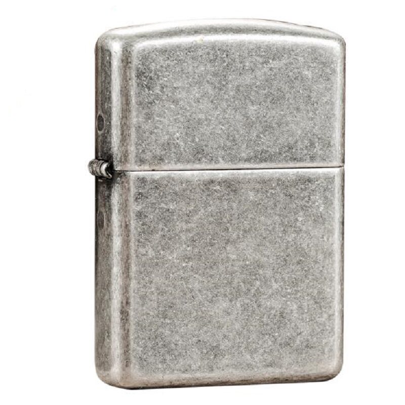 zippo火机原装正品古银盔甲机