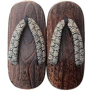 男日本拖鞋人字拖cos外穿中国风日系厚底拖鞋木屐鞋子增高中国风