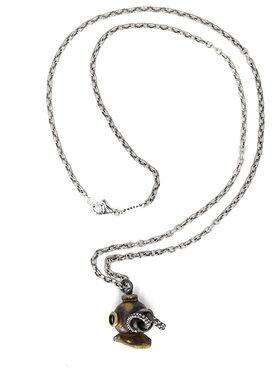 八爪鱼925银双色限量项链