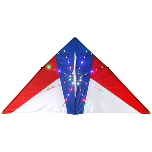 百特夜光风筝1.5平2平3平4平王侉子风筝带灯锂电充光控发光风筝