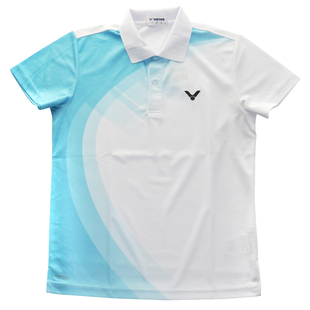 VICTOR胜利速干排汗羽毛球服POLO衫运动服男童女童儿童款 S-3018