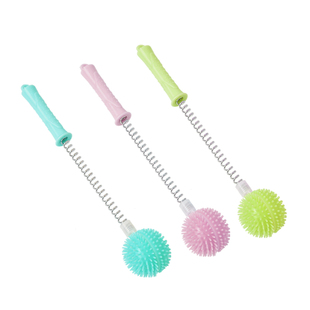 新款高尔夫球按摩棒弹簧小锤子经络敲打按摩棒捶背神器捶背敲背锤