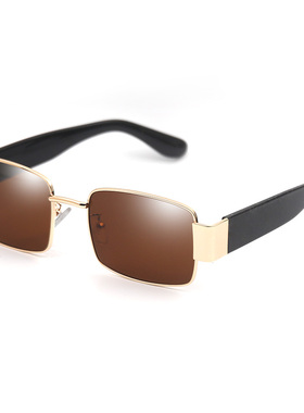 欧美复古墨镜女ins方框潮街拍蹦迪复古朋克太阳镜百搭眼镜网红款