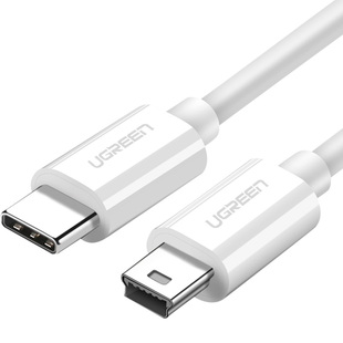 绿联miniusb转typec数据线mp3手绘板键盘电脑硬盘传输线通用适用苹果华为小米macbook笔记本佳能单反相机