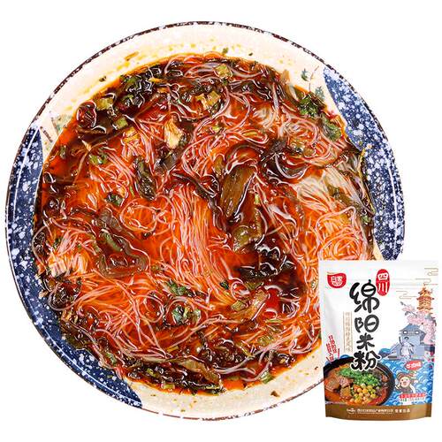 白家陈记阿宽绵阳米粉米线酸辣粉丝方便速食泡面即食零食小吃