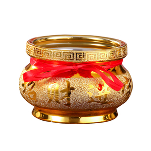 金沙陶瓷大小插烧香炉供奉关公寺庙佛前家用祭拜祖先佛具财神香炉