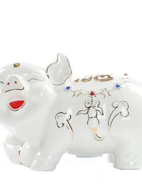 陶瓷12十二生肖白瓷摆件
