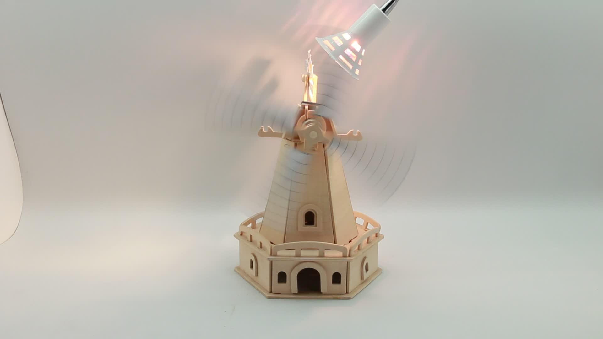 Robotime W100 Diy 3d Wooden Puzzle Solar Energy Toy Solar Power Windmill Buy Solar Power