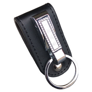 日美真皮钥匙扣单环单扣腰挂式 男士汽车穿皮带穿裤腰带商务礼品