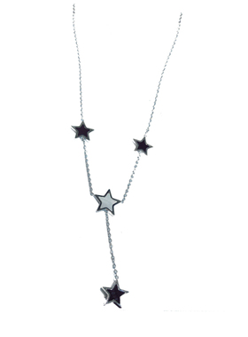 银色流苏钛钢学生森系锁骨链网红