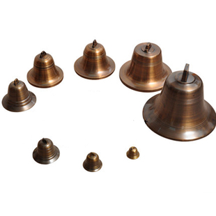 圆通佛具铜钟铜铃 铜钟小铜钟纯铜铃铛寺庙用品 屋檐仿古铜钟风铃