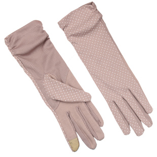 开车防晒手套女薄款防紫外线女士骑行夏季袖套防滑骑车触屏棉